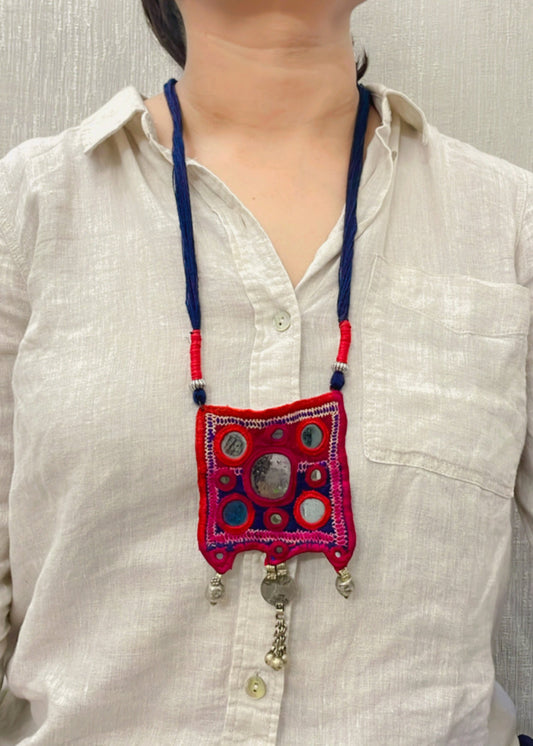 Banjaran Mirror Vintage Necklace By Gamthi Fashion