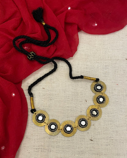 Black Naayika Brass Choker By Gamthi Fashion