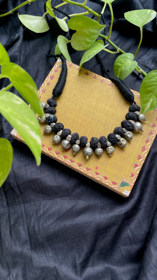 Black moon Rani Vintage Necklace By Gamthi Fashion