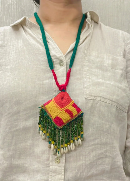Bloom Shell Vintage Necklace By Gamthi Fashion