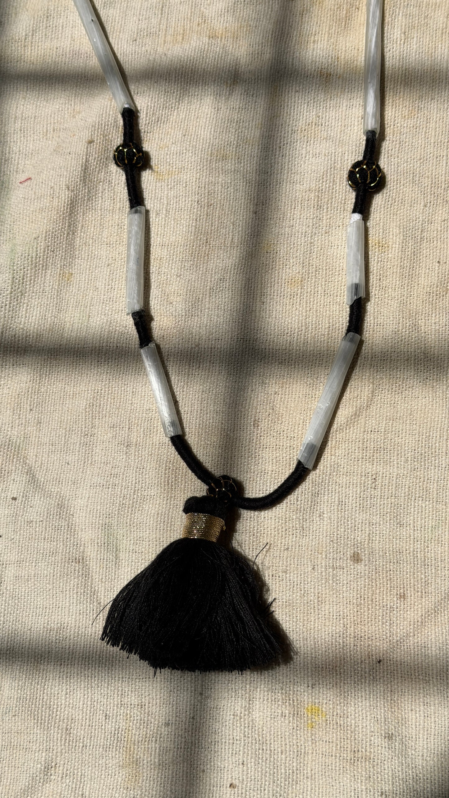 Black vintage necklace