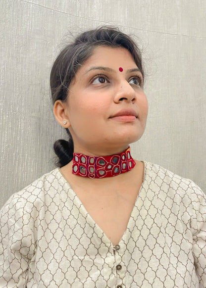 Crimson Knot Vintage Necklace By Gamthi Fashion