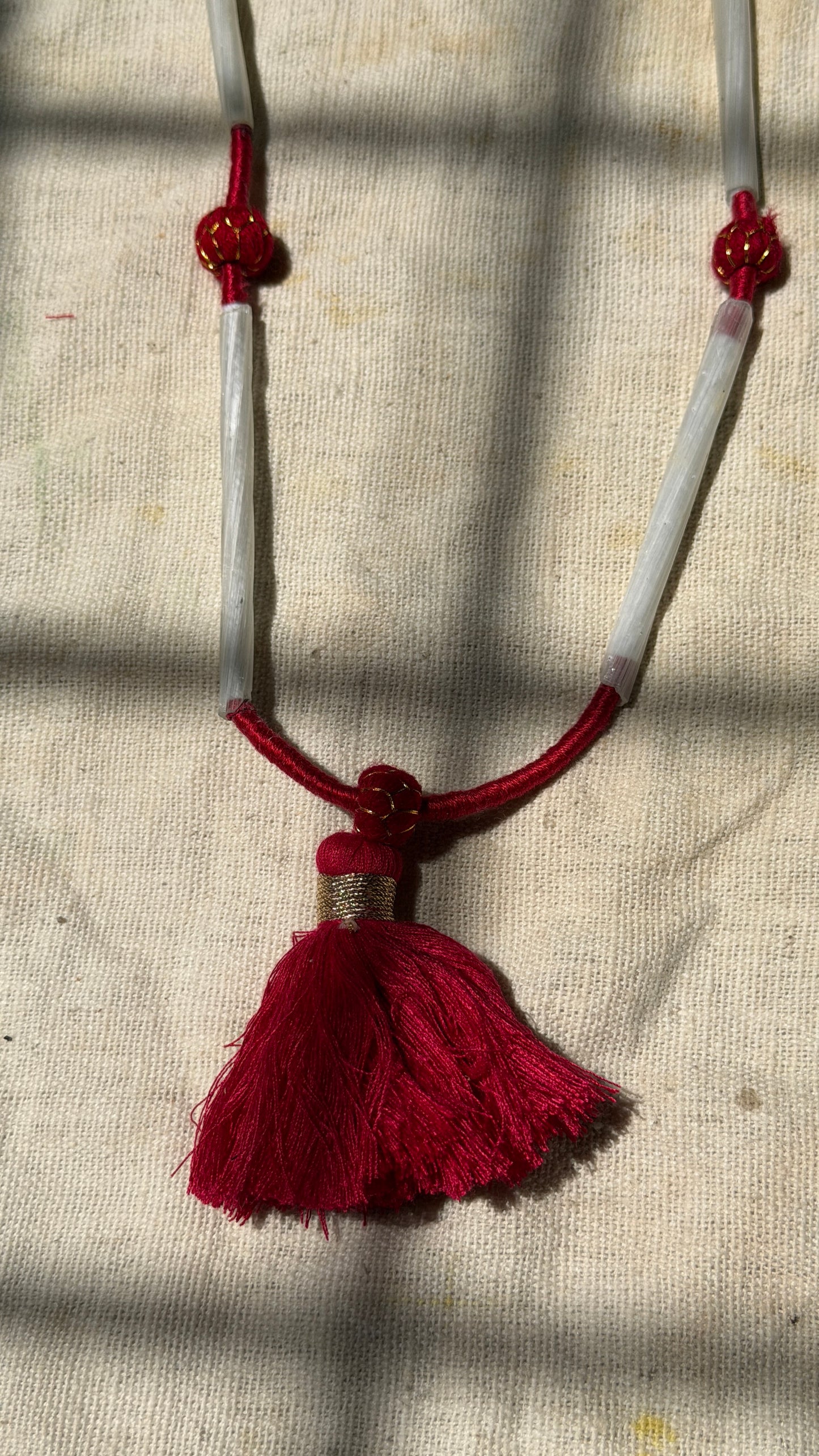 Pink vintage necklace