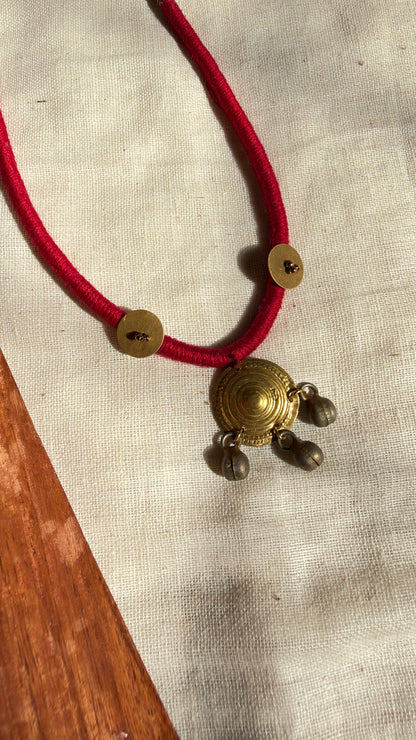 Long rani coin necklace