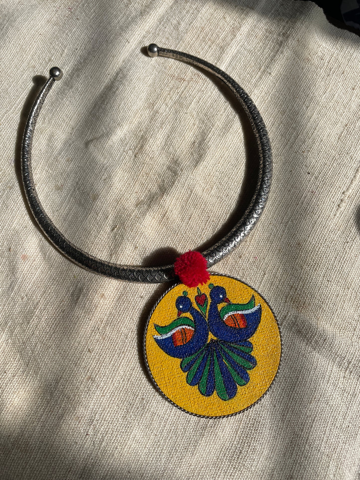 Morni Hand-Painted Necklace
