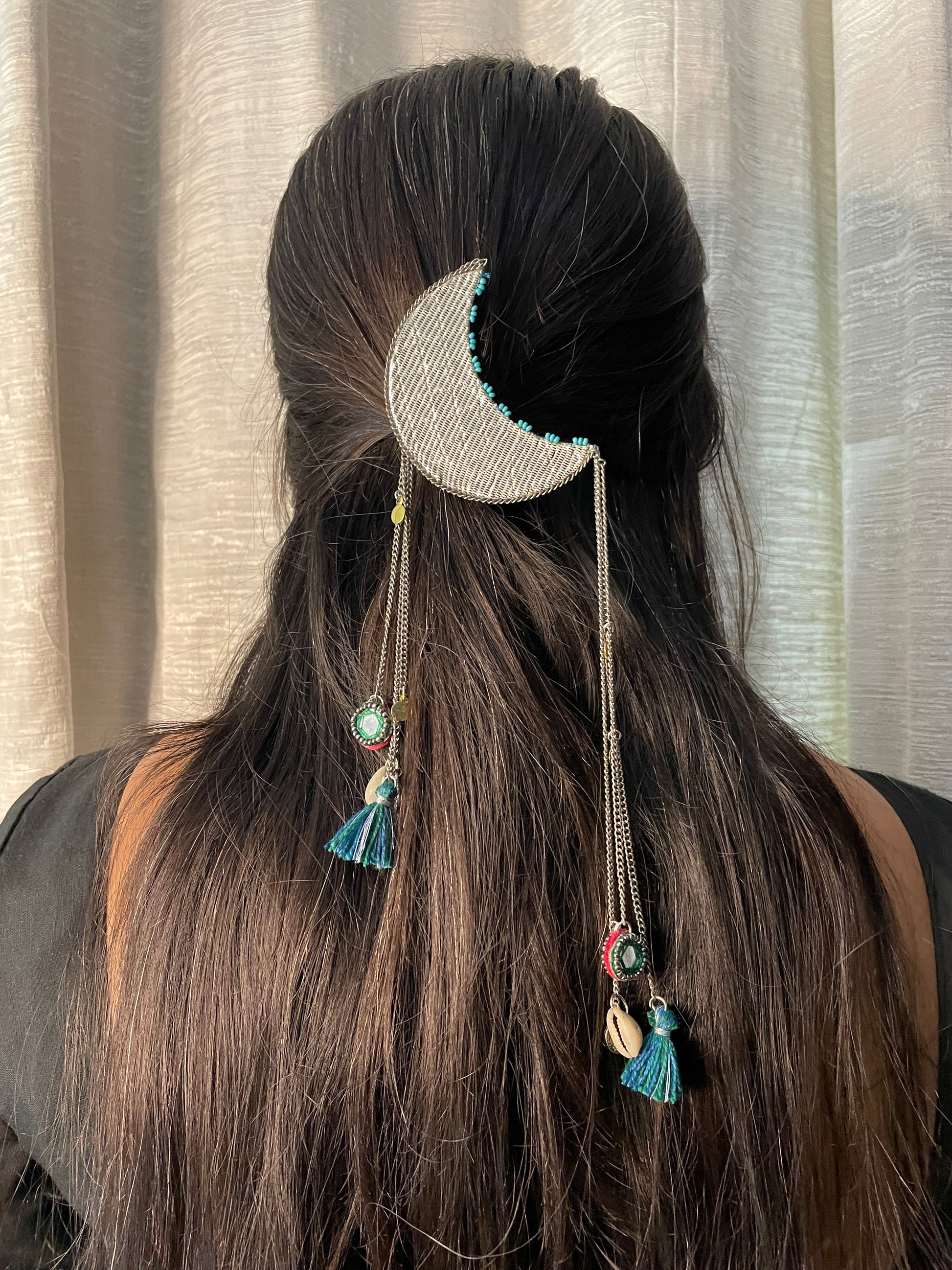 DuskyMoon Silver Clip(GFP5) By Gamthi Fashion