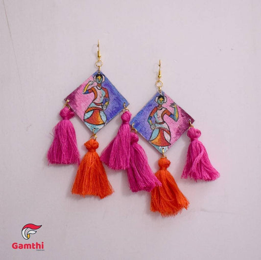Nritya Painted Earring
