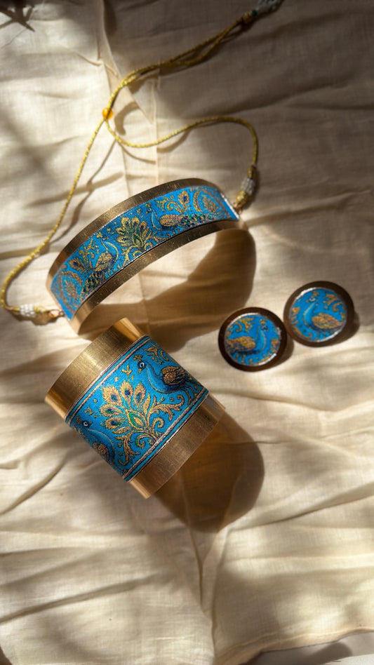 Mor full set (necklace, earrings, handcuff)