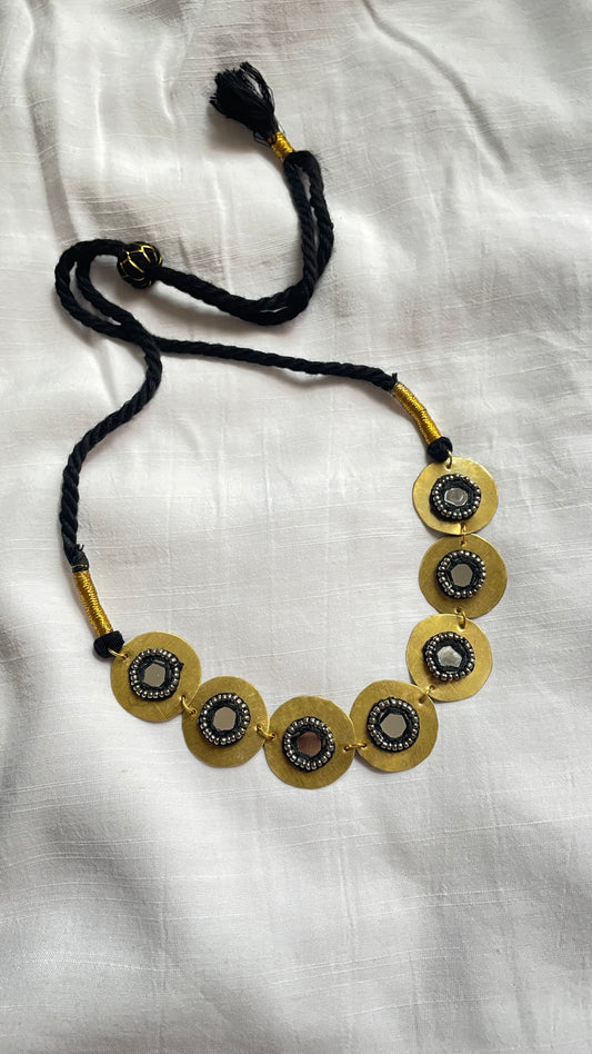 Black Naayika Brass Choker