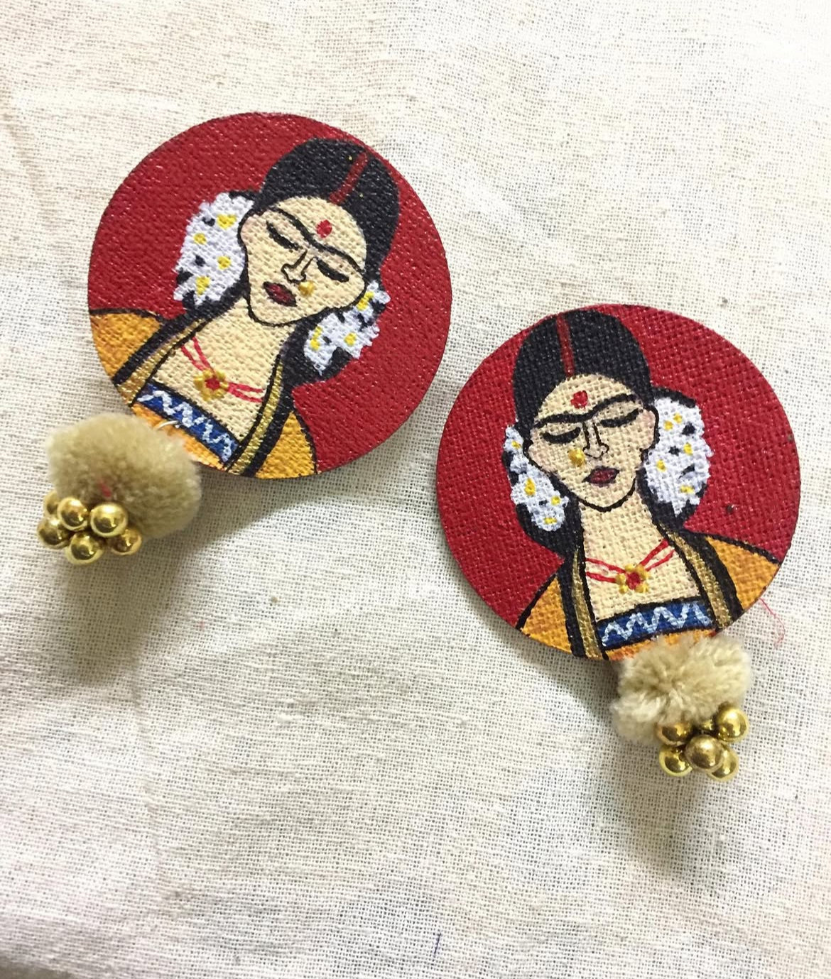 Mohgra Painted Earring