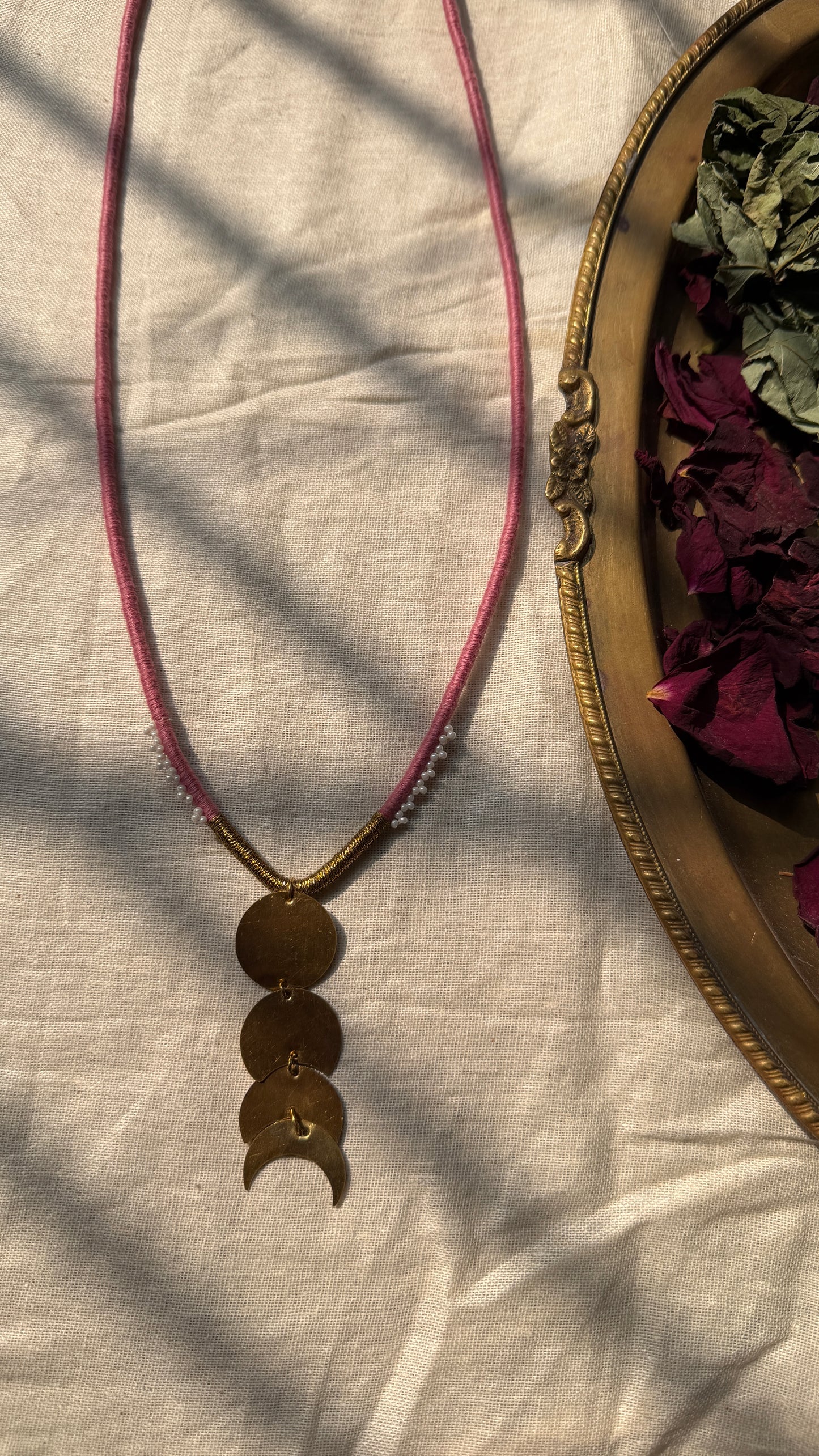 Half Moon Phase Necklace