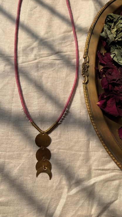Half Moon Phase Necklace