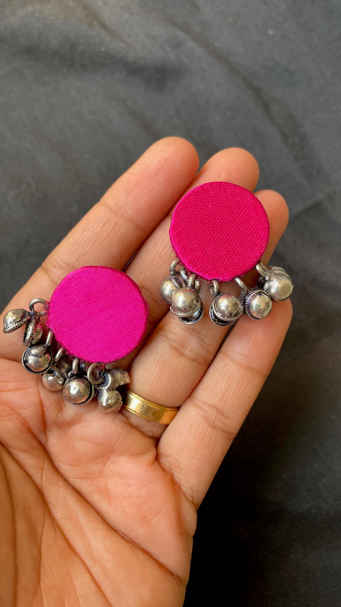 Gulabi Taal Stud Handmade Earrings By Gamthi Fashion
