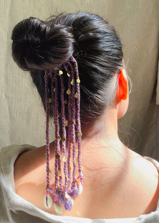 Lilac Twist & Tassel Hair Band (GFP25)