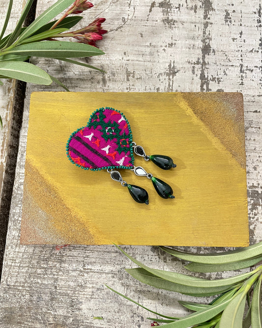 Vintage Work Heart Clip (GFP17)