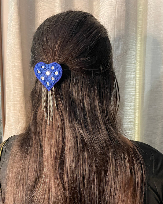 Blue Shisha Work Heart Clip (GFP20)