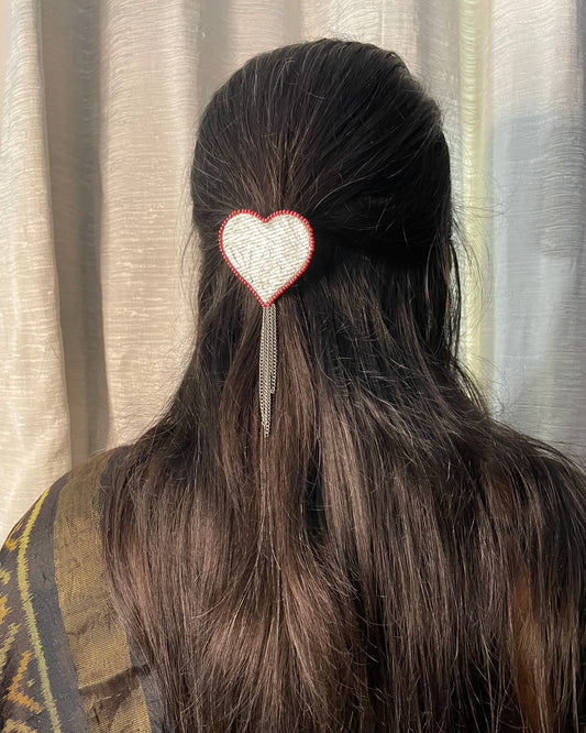 MoonKiss Heart Hair Clip 2 (GFP12)