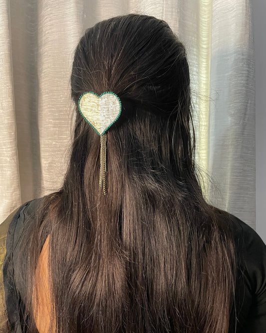 Twilight Heart Hair Clip (GFP10)