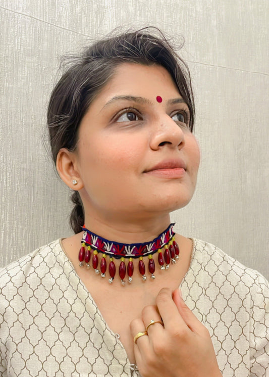 Kesar Leher Vintage Necklace By Gamthi Fashion