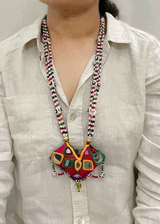 Kutchi Crest Vintage Necklace By Gamthi Fashion