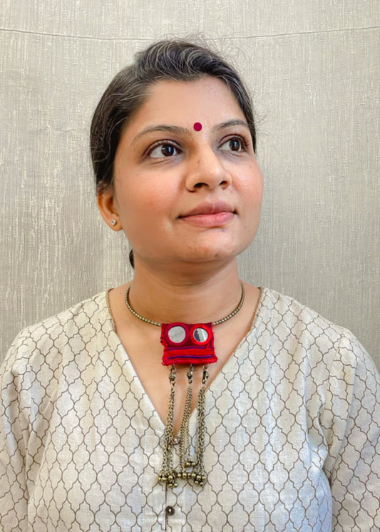Laal Taveez Vintage Neckless By Gamthi Fashion