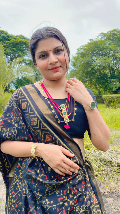 Layer Brass Necklace