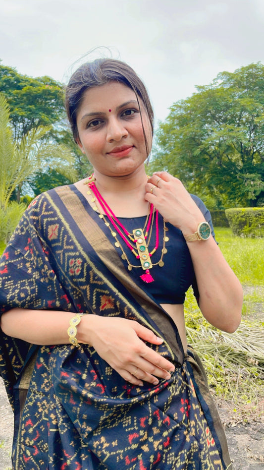 Layer Brass Necklace