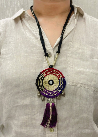 Midnight Mandala Vintage Necklace By Gamthi Fashion