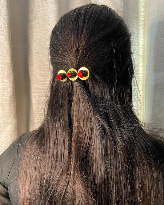 Moh Brass Hair Clip By Gamthi Fashion