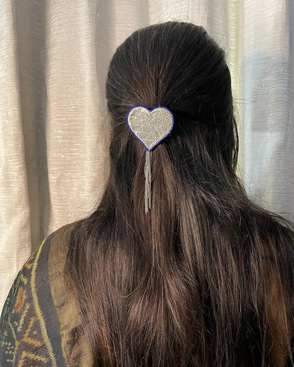 MoonKiss Heart Hair Clip 1 (GFP11) By Gamthi Fashion