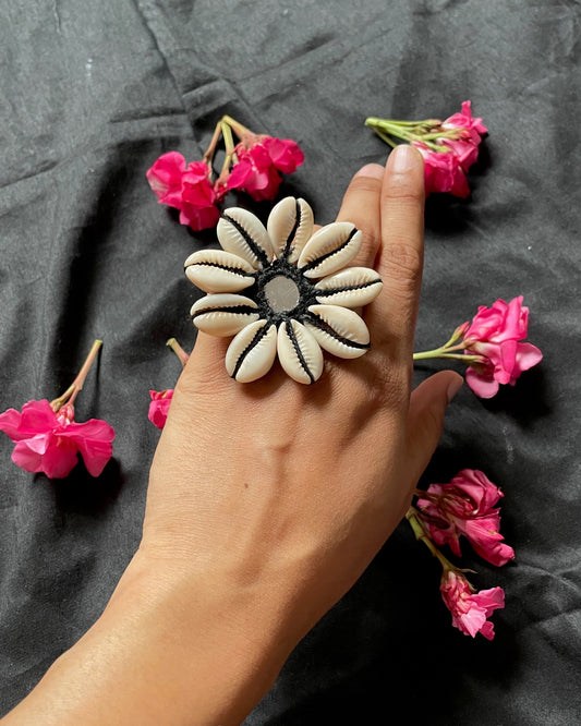 Moonflower Ring By Gamthi Fashion