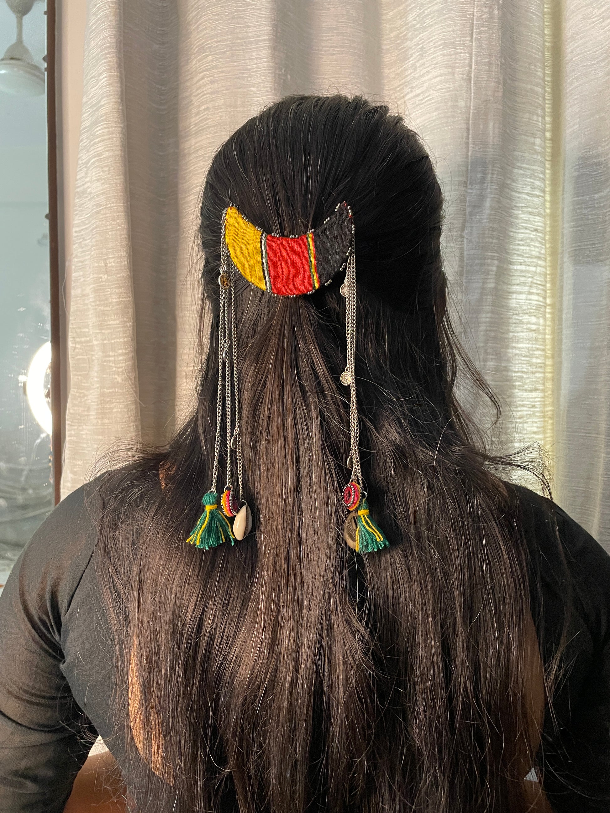 Multi colour Moon Clip 1 By Gamthi Fashion