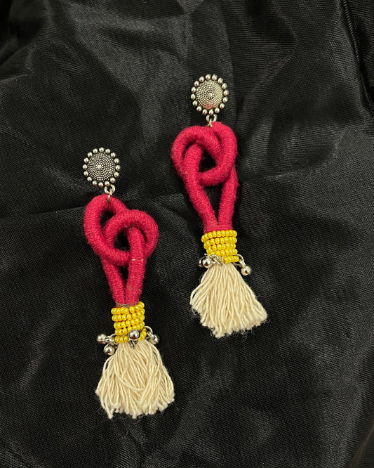 Pink Boho Earring By Gamthi Fashion