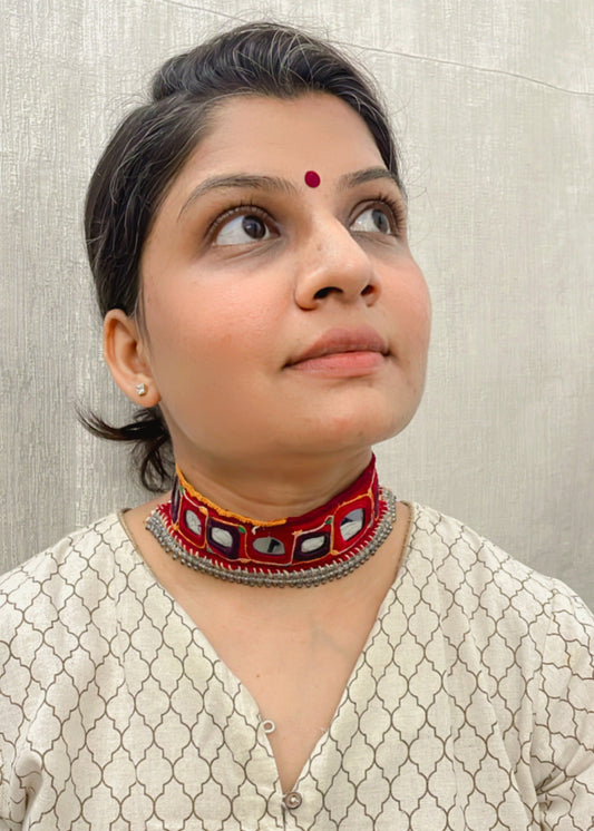 Rakt Kanthi Vintage Necklace By Gamthi Fashion