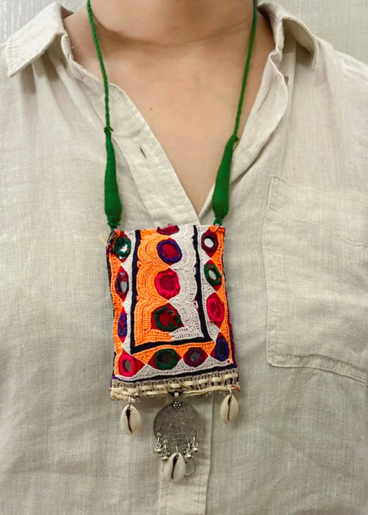 Rang Leela kutchhi vintage Necklace By Gamthi Fashion