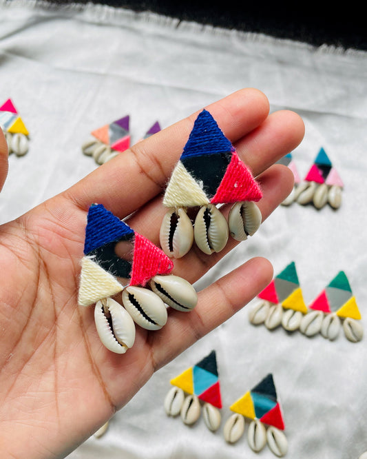 Rangila Multi Color Mirror Earrings 7 By Gamthi Fashion