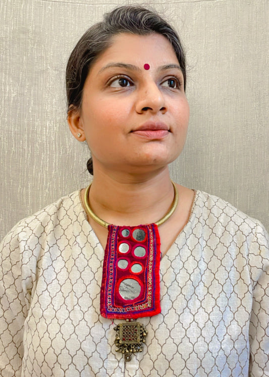 Rani Manik Vintage Necklace By Gamthi Fashion