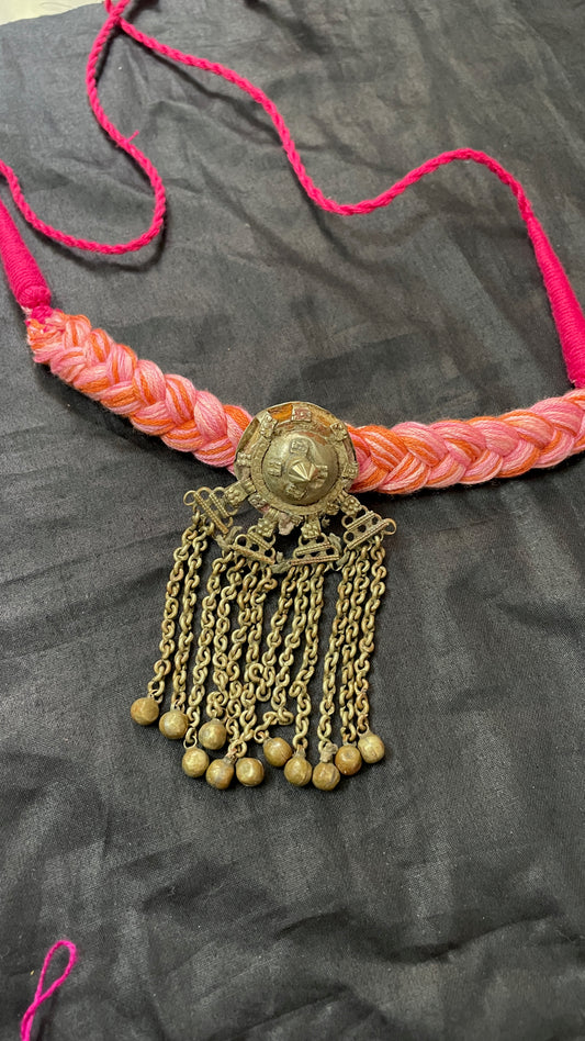 Red Ghungroo Vintage Necklace