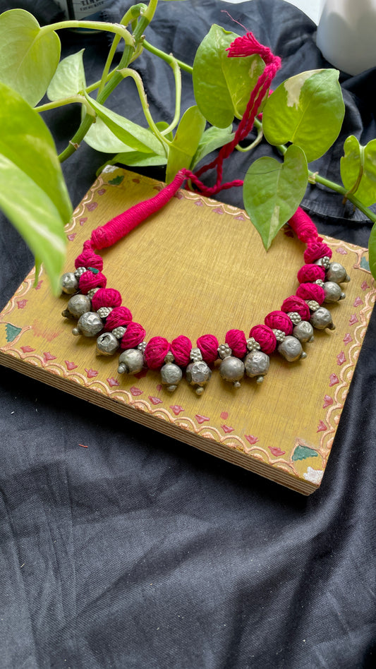 Red Rani Vintage Necklace By Gamthi Fashion