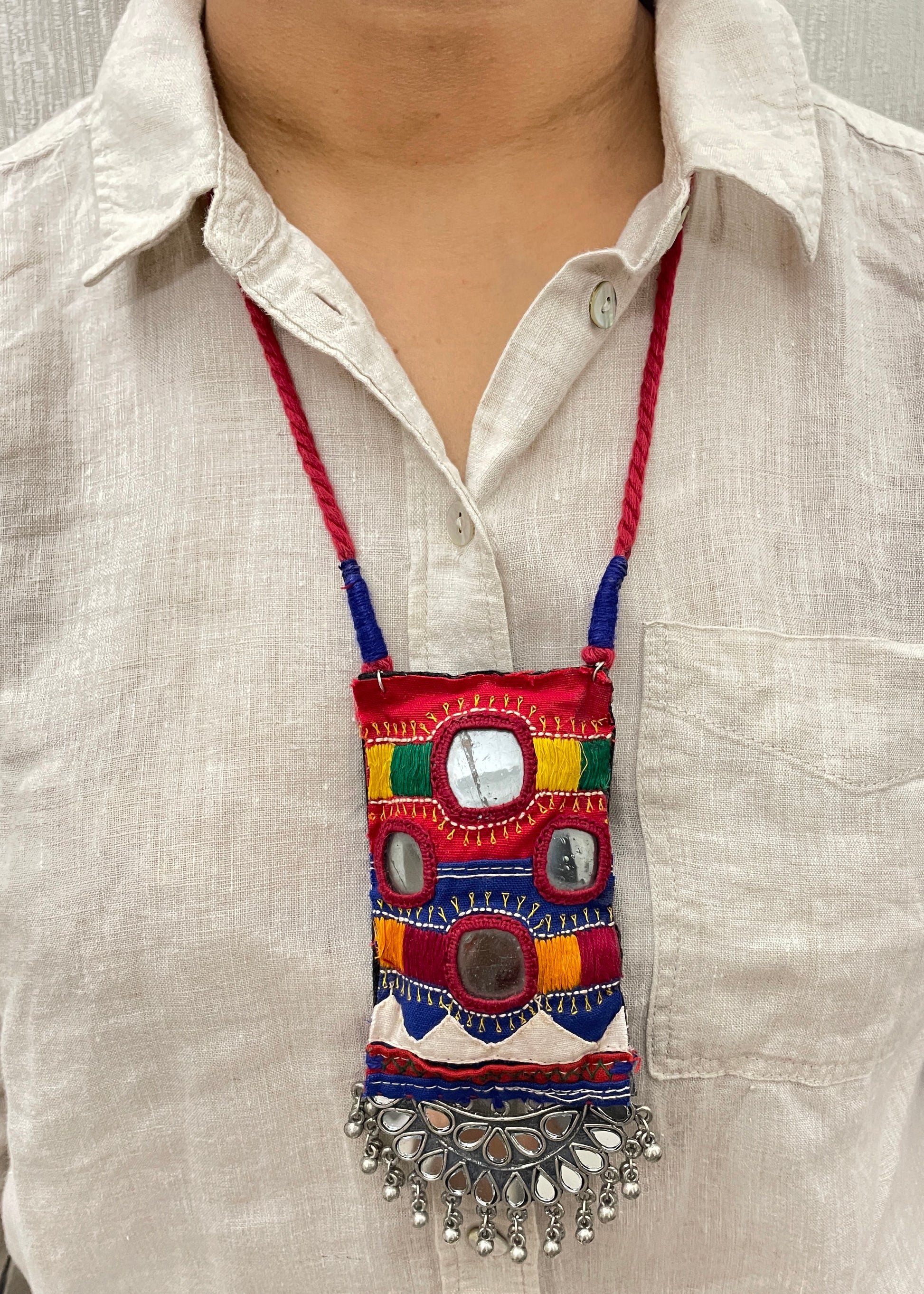 Red Vintage Neckless By Gamthi Fashion