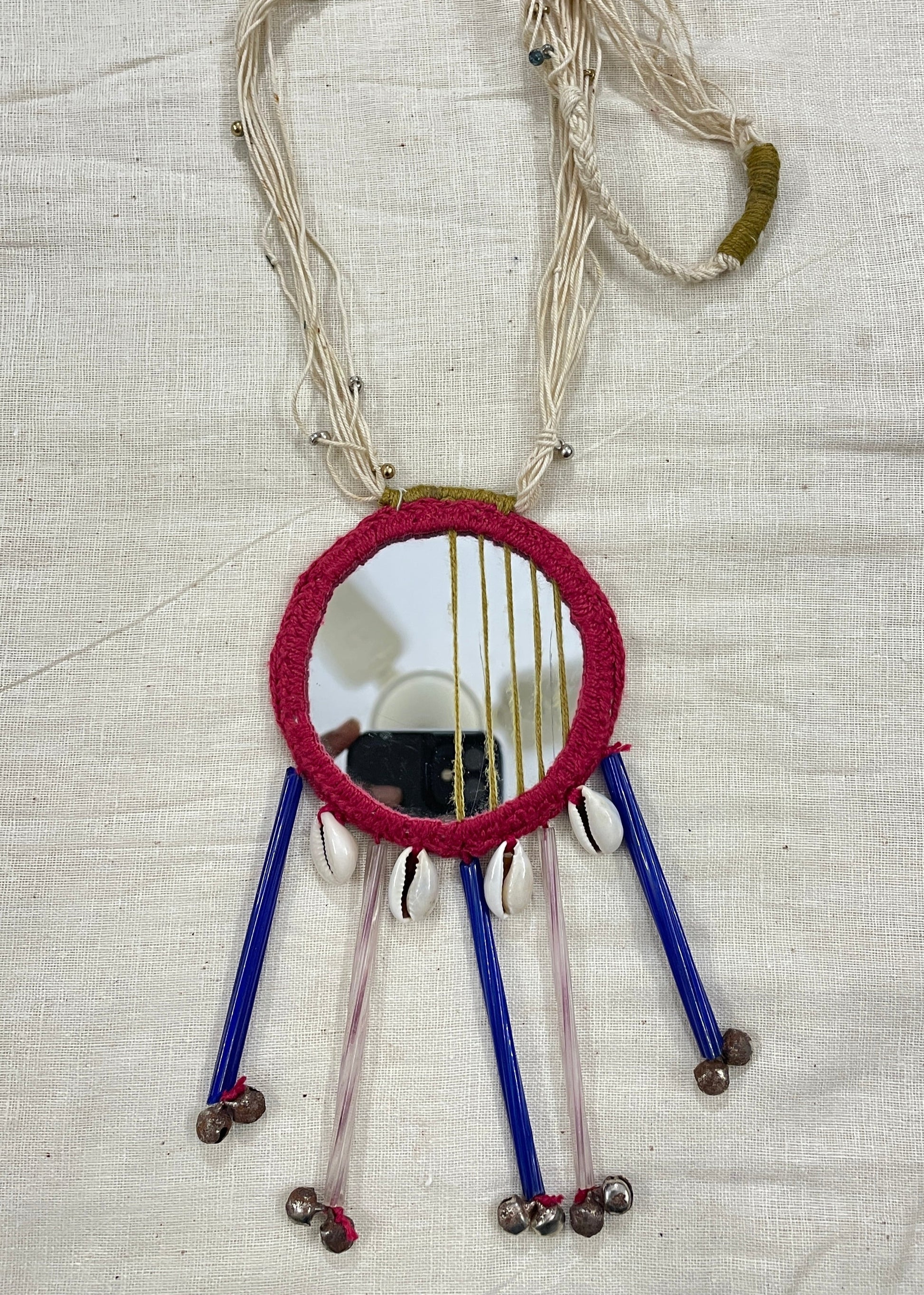 Round Mirror Neckless By Gamthi Fashion