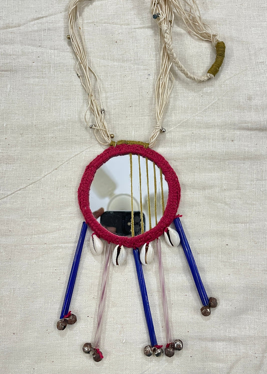 Round Mirror Neckless By Gamthi Fashion