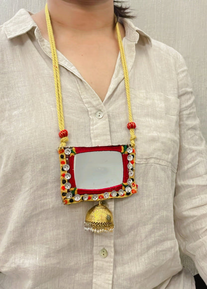 Sheesh Mahal Vintage Necklace By Gamthi Fashion