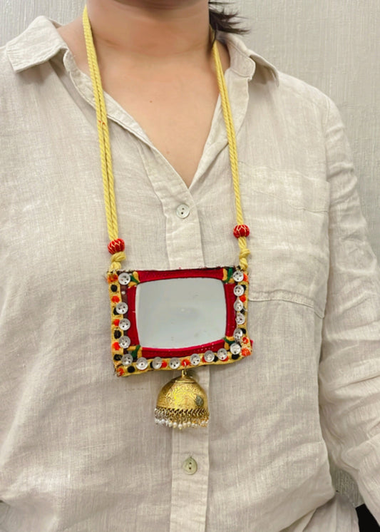 Sheesh Mahal Vintage Necklace By Gamthi Fashion