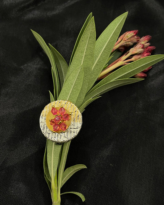 Sitaara Brass Ring By Gamthi Fashion