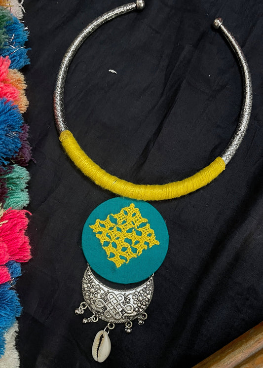 Sky_Blue_Kutchi_Necklace_By_Gamthi_Fashion