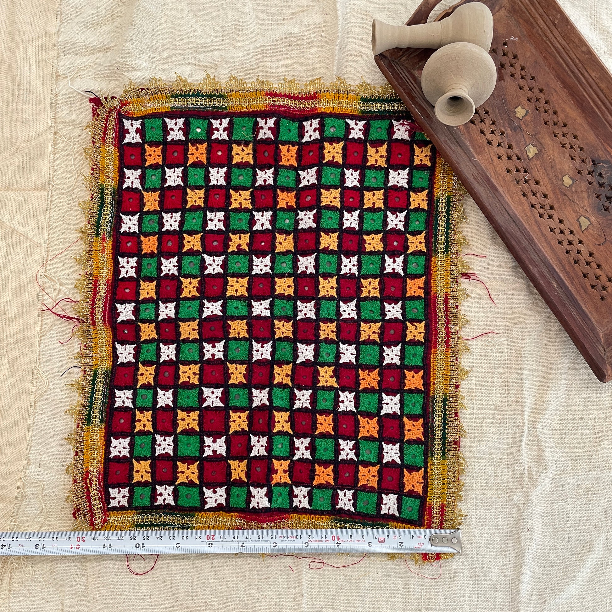 Vintage Kutchi Patch - 2 By Gamthi Fashion