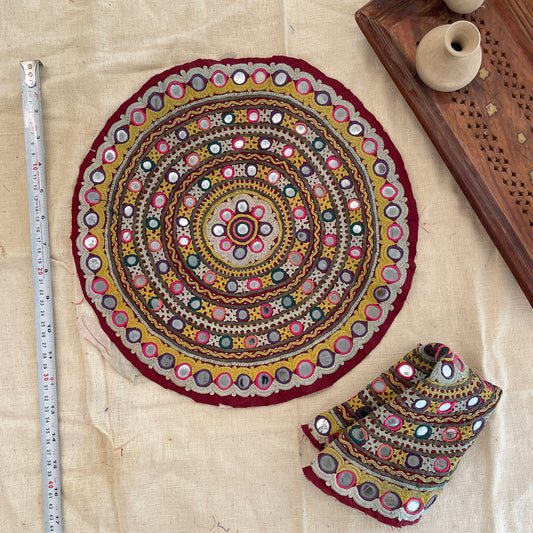 Vintage Kutchi Patch - 96 By Gamthi Fashion