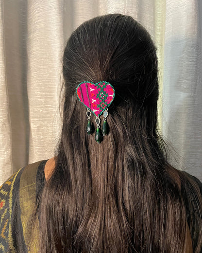 Vintage Work Heart Clip (GFP17) By Gamthi Fashion
